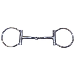 Weaver Sweet Iron Offset Dee Ring Snaffle Bit W/ Copper Inlay