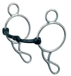 Weaver Sweet Iron Snaffle Mouth Gag Bit