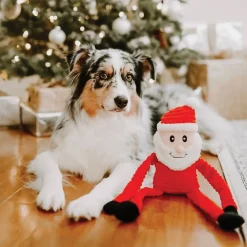 ZippyPaws Holiday Crinkle Santa